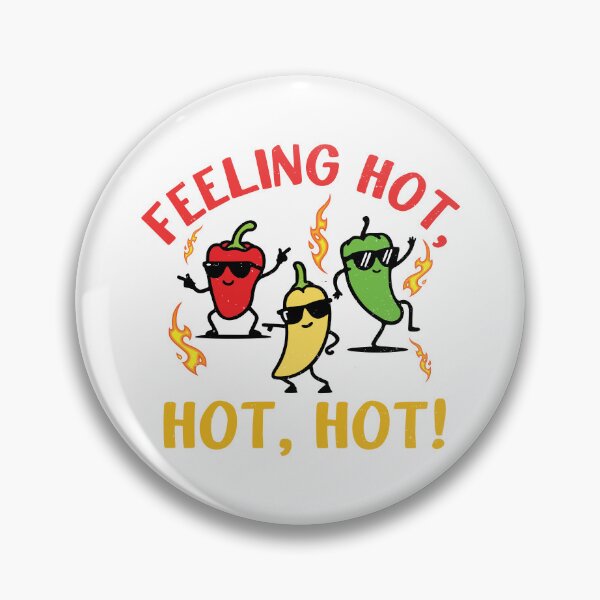 Item preview, Feeling Hot Hot Hot Funny Spicy Chili Peppers designed and sold by CozyChoco.