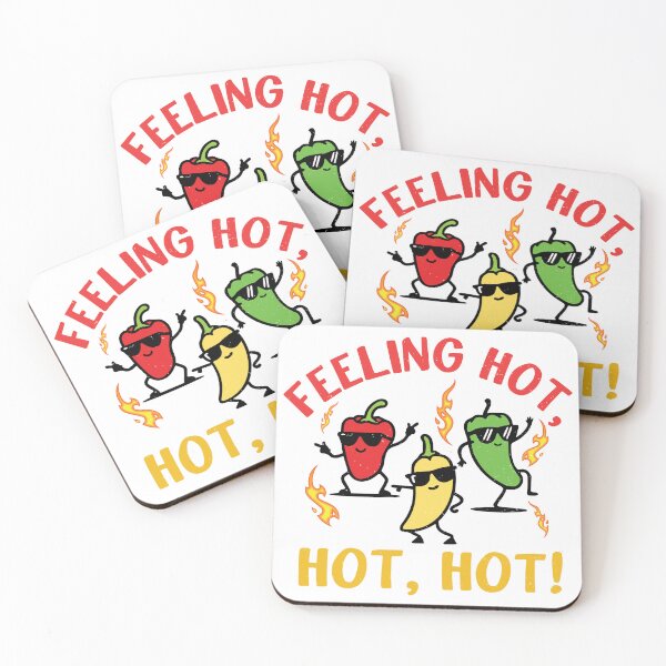 Item preview, Feeling Hot Hot Hot Funny Spicy Chili Peppers designed and sold by CozyChoco.