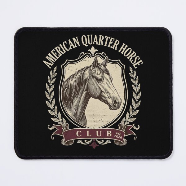 Item preview, American Quarter Horse Club, gift for horse lover designed and sold by AW2 Designs.
