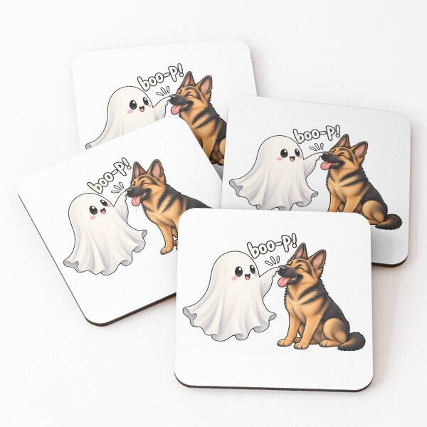 Item preview, Boo P Funny German Shepherd Ghost Halloween Dog Lover Spooky Humor designed and sold by 76Valeria.