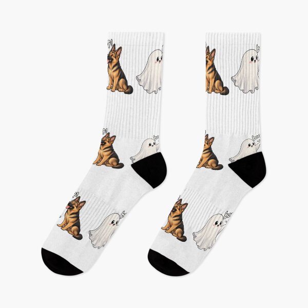 Item preview, Boo P Funny German Shepherd Ghost Halloween Dog Lover Spooky Humor designed and sold by 76Valeria.
