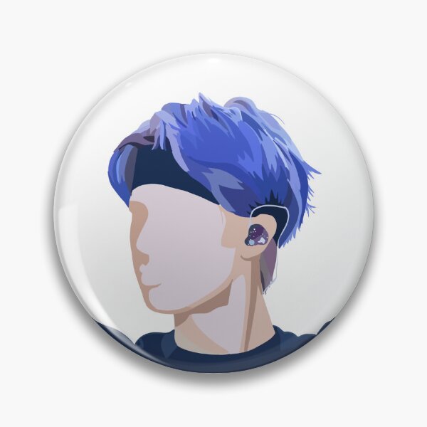 Item preview, Jin BTS - Purple Hair sticker designed and sold by alivialord.
