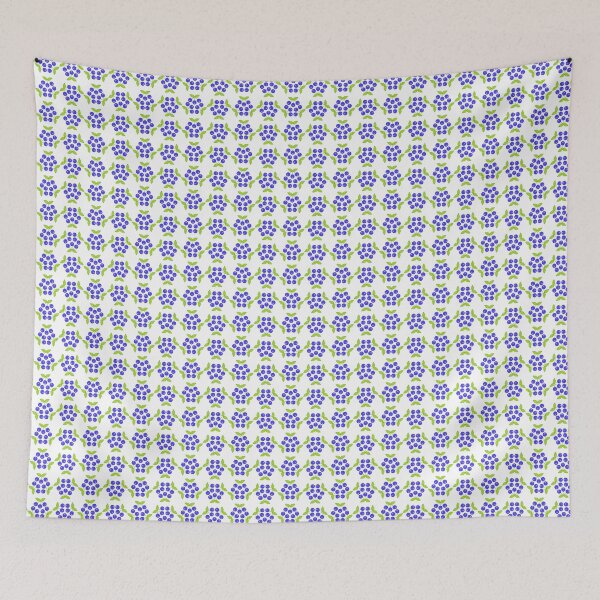 Item preview, October 12th Birth Flower Bilberry Pattern designed and sold by 366birthflower.