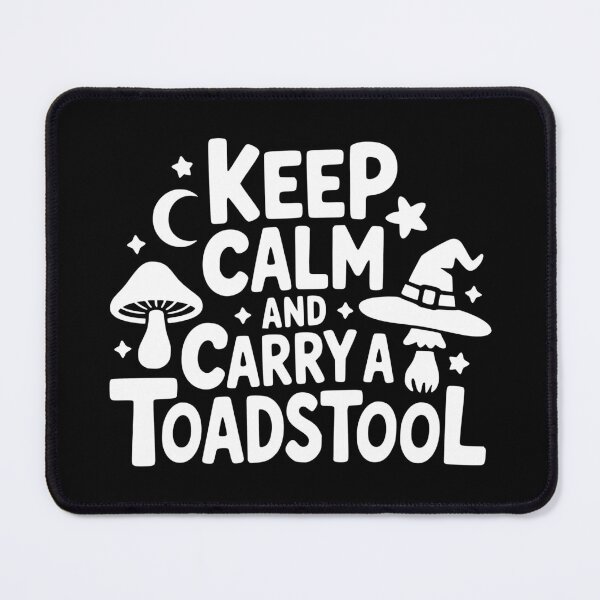 Item preview, Keep Calm and Carry a Toadstool designed and sold by theartfulaspie.