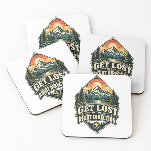 Item preview, Get Lost In The Right Direction - Retro Hiking designed and sold by Ridaelb.