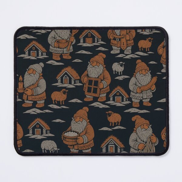 Item preview, Yule Lads Thirteen Icelandic Repeat | Jolasveinar Folklore Winter Pattern designed and sold by StickyGuys.