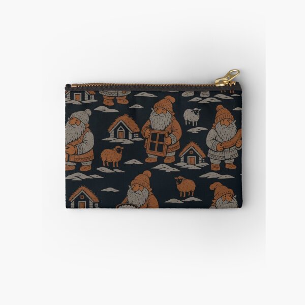 Item preview, Yule Lads Thirteen Icelandic Repeat | Jolasveinar Folklore Winter Pattern designed and sold by StickyGuys.