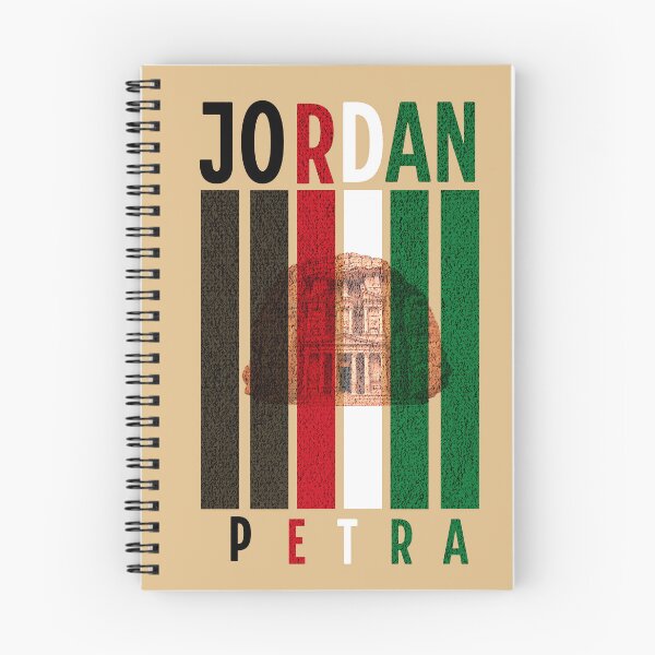 Item preview, Jordan Petra Treasury Retro Flag Travel T-Shirt Design designed and sold by Retroteez.