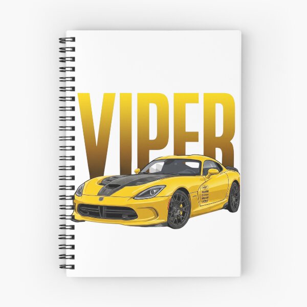 Item preview, Yellow Dodge Viper SRT GTS V10 American Supercar Vector Art designed and sold by Motorline44.