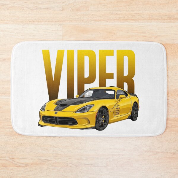 Item preview, Yellow Dodge Viper SRT GTS V10 American Supercar Vector Art designed and sold by Motorline44.
