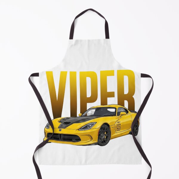 Artikelvorschau, Gelber Dodge Viper SRT GTS V10 – Amerikanischer Supersportwagen (Vektorgrafik) entworfen und verkauft von Motorline44.