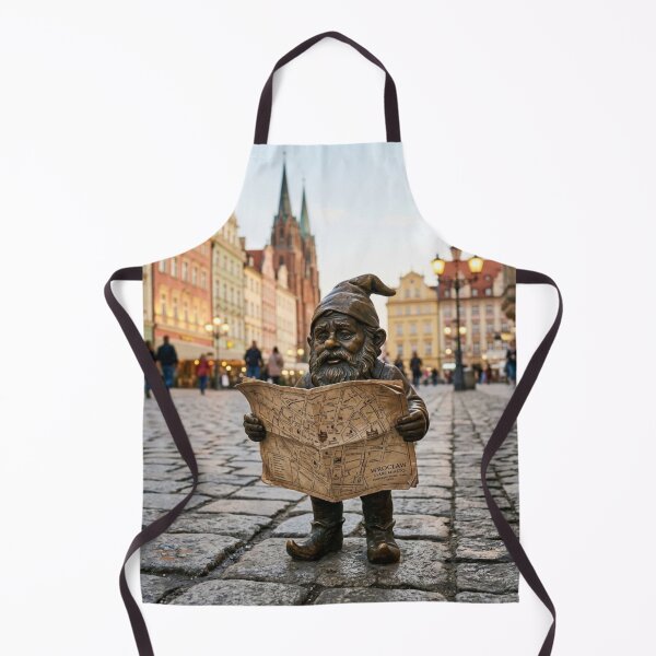 Item preview, Lost with a Map Gnome Art Print – Funny Travel Gift, Poland Travel Decor designed and sold by Purrfecta.