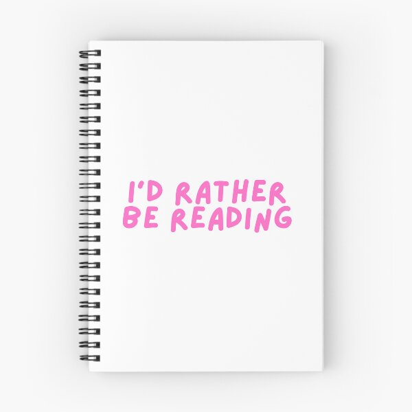 Item preview, I'd rather be reading (Pink) designed and sold by hazywares.