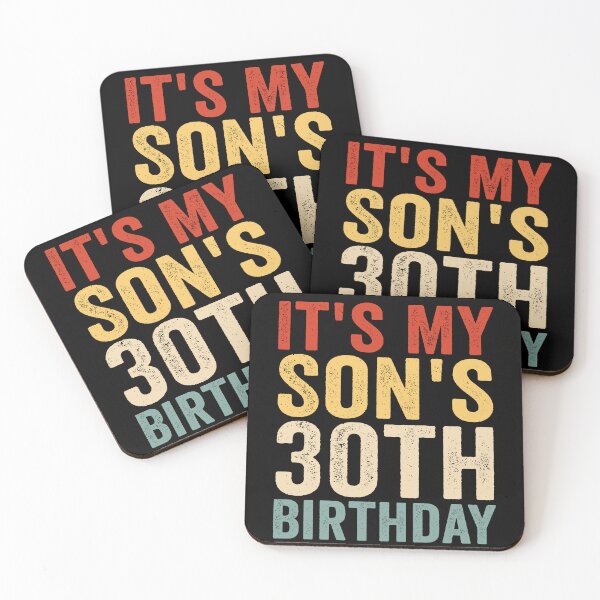 Item preview, It’s My Son’s 30th Birthday Proud Mom Dad 30th Birthday Family Celebration designed and sold by 76Valeria.