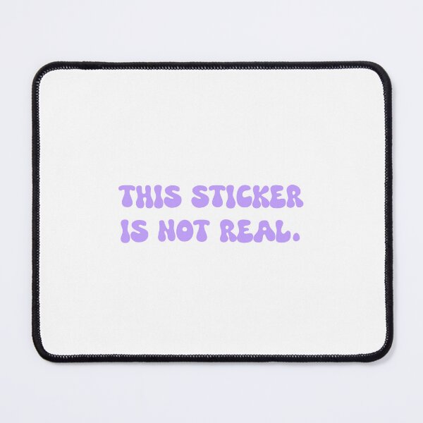 Item preview, This sticker is not real. designed and sold by SlimyFish.