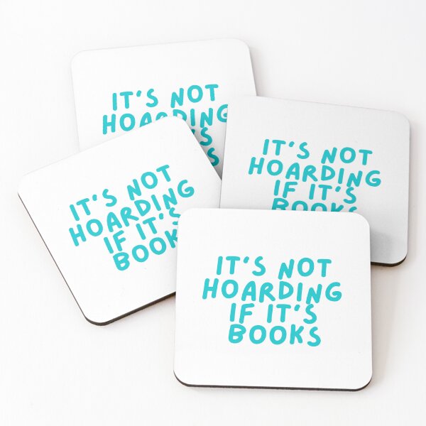 Item preview, It's not hoarding if it's books (Teal) designed and sold by hazywares.