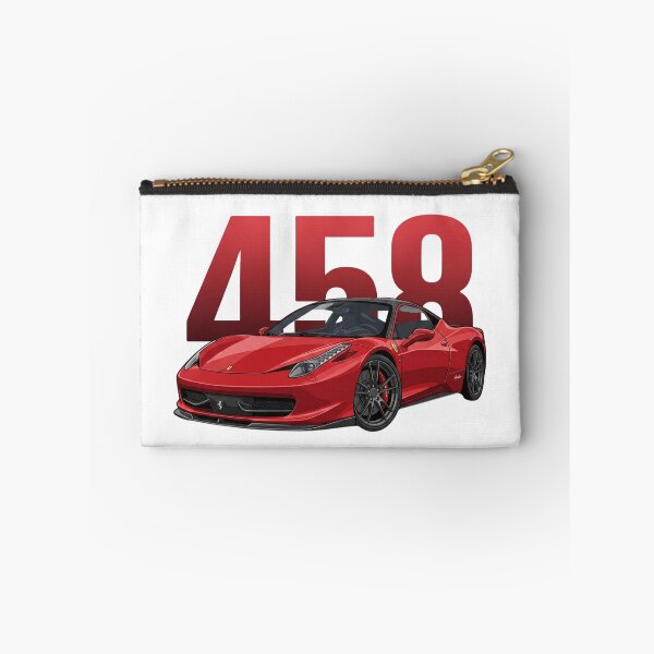 Item preview, Red Ferrari 458 Italia V8 Italian Supercar Vector Art designed and sold by Motorline44.