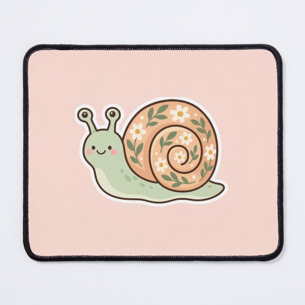 Item preview, Cute Snail With Shell Pattern Cute Sticker Design designed and sold by Inkworksbyshery.