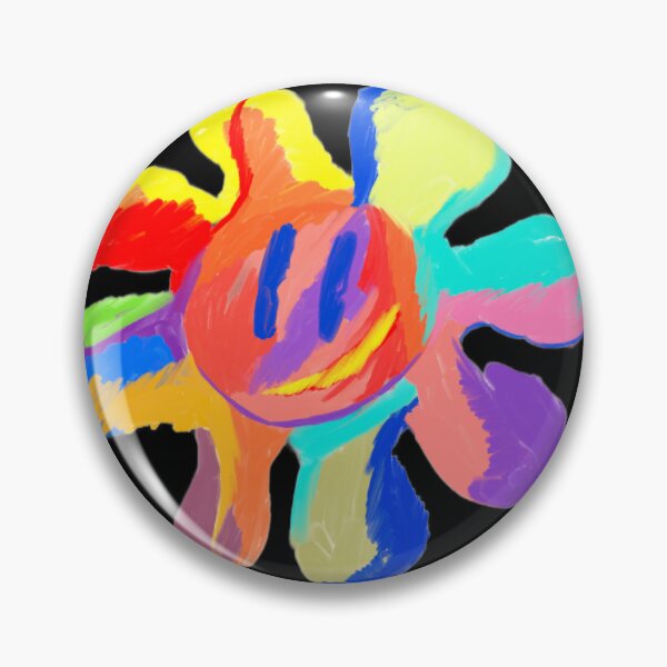 Item preview, Colorful Smiling Flower Face Art designed and sold by Happy Clothing.