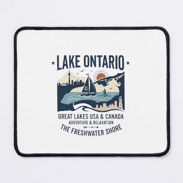 Item preview, Lake Ontario Great Lakes Vintage Sailing Vacation T-Shirt designed and sold by MJLdesigns.