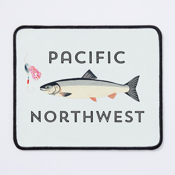 Item preview, Pacific Northwest Salmon Fishing designed and sold by Cedarbirch Musings.
