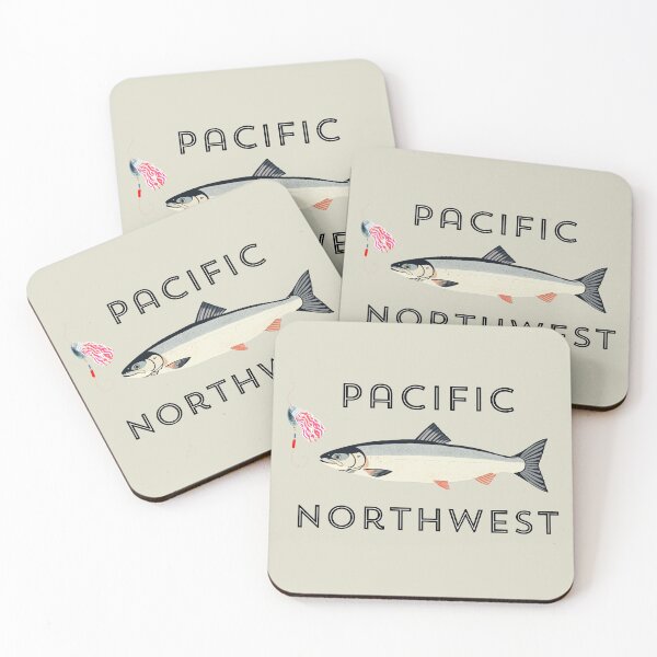 Item preview, Pacific Northwest Salmon Fishing designed and sold by Cedarbirch Musings.