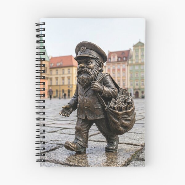 Item preview, Postal Worker Gnome Art Print – Charming Mailman Gift, Poland Travel Decor designed and sold by Purrfecta.