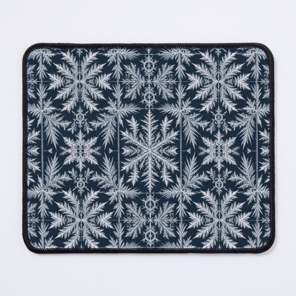 Item preview, Cabincore Frost Window Fern | Frozen Glass Winter Minimal Repeat Pattern designed and sold by StickyGuys.