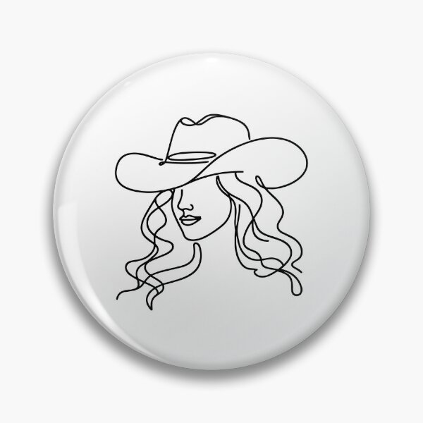 Item preview, Cowgirl (Outline) designed and sold by hazywares.