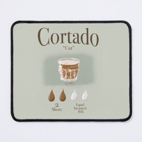 Item preview, Cortado Coffee Espresso Drink Recipe designed and sold by Cedarbirch Musings.