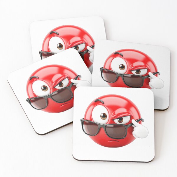 Artikelvorschau, Kenne ich dich?: Sammlung roter Emojis entworfen und verkauft von EscapeArtist13.