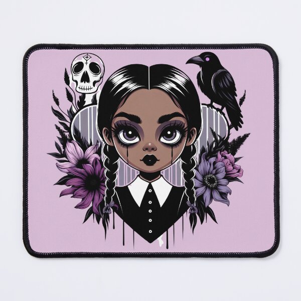 Item preview, Gothic Girl Purple Black Halloween designed and sold by Miss Sassy Party Designs.
