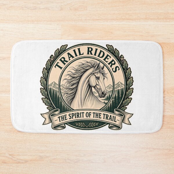 Artikelvorschau, Trail Riders - The Spirit of the Trail - Vintage Pferde-Logo entworfen und verkauft von thirtyonestars.