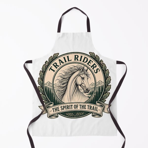 Item preview, Trail Riders - The Spirit of the Trail - vintage horse logo designed and sold by thirtyonestars.