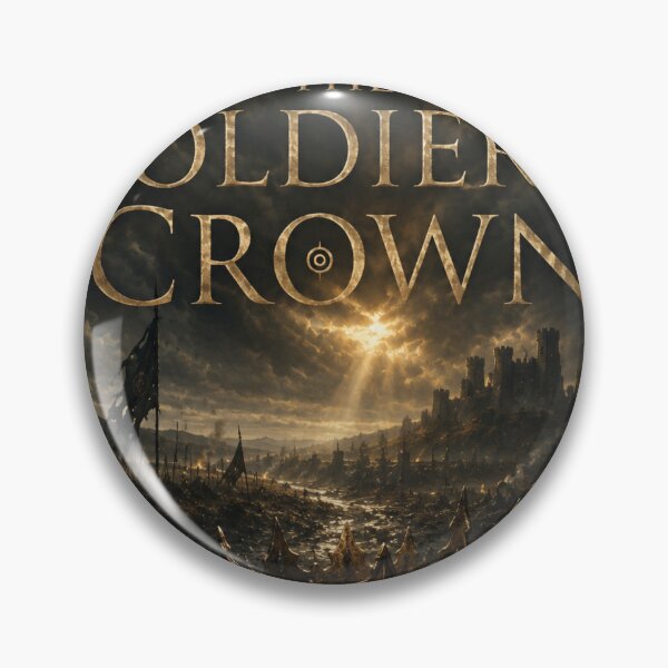 Item preview, The Soldier’s Crown Official Book Cover | Epic Medieval Fantasy Crown Sword Castle Art designed and sold by Element Horizon Studio.