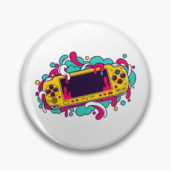 Item preview, Retro Handheld Gaming Console Graffiti Pop Art designed and sold by Leeded.