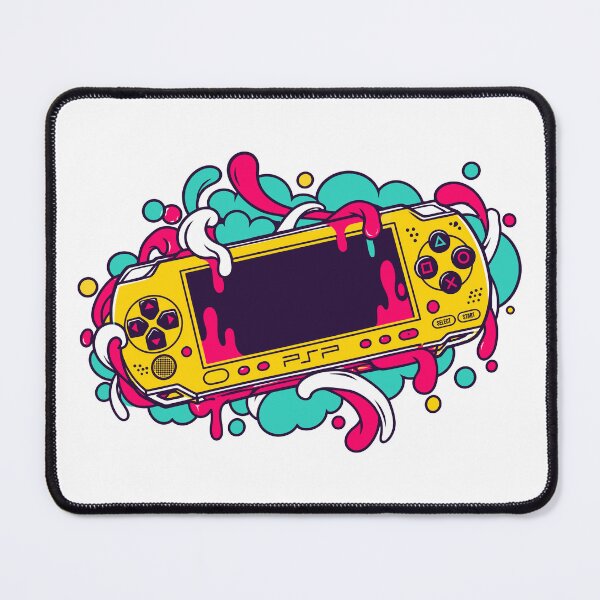 Item preview, Retro Handheld Gaming Console Graffiti Pop Art designed and sold by Leeded.