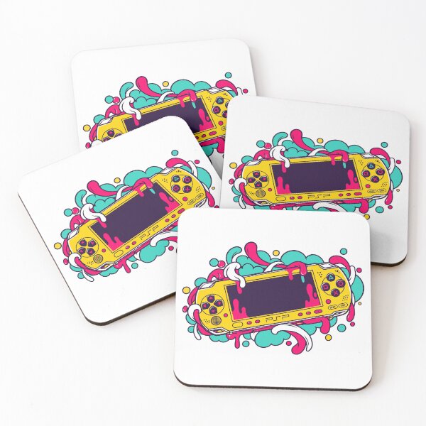 Item preview, Retro Handheld Gaming Console Graffiti Pop Art designed and sold by Leeded.