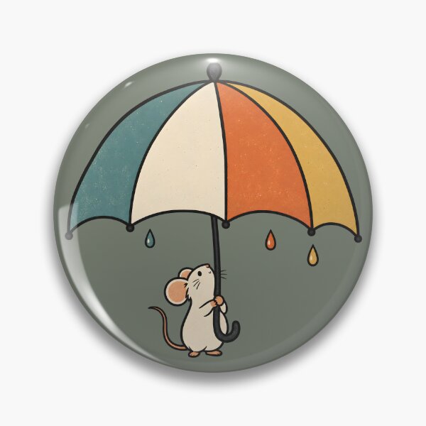 Item preview, Tiny Mouse Under a Giant Umbrella designed and sold by  MAD's Recreation Studio.
