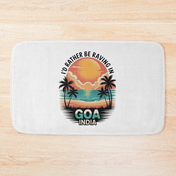 Item preview, Goa India Poster – RAVING IN GOA designed and sold by paulo silveira.