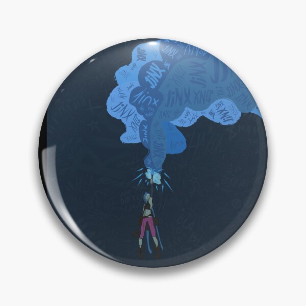 Item preview, Arcane Jinx Blue Flare | Loose Cannon Graphic Art designed and sold by qfa Originals.