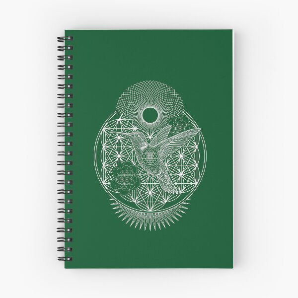 Item preview, Sacred Geometry Hummingbird Flower of Life Graphic designed and sold by Mystikos Art.