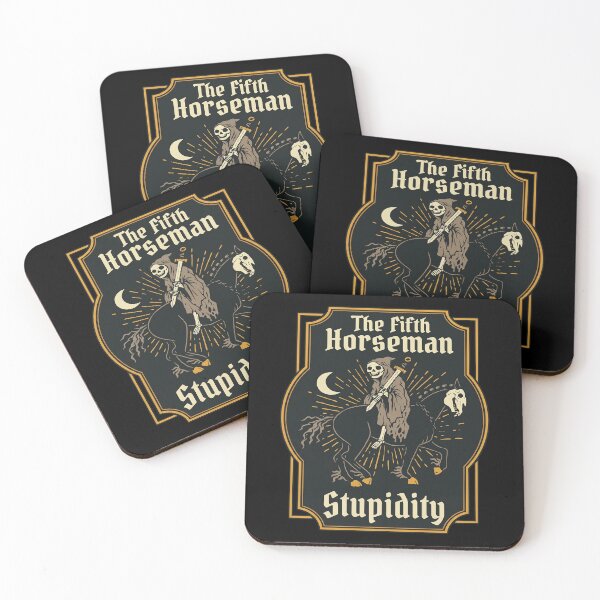 Item preview, The Fifth Horseman Stupidity designed and sold by weepyzumi.