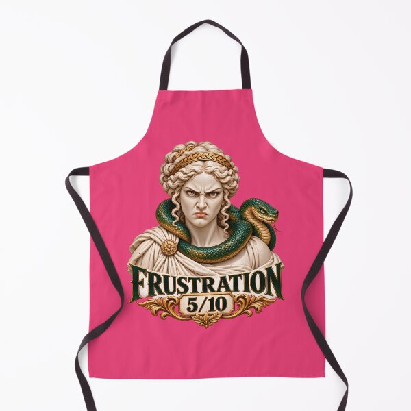 Aperçu de l'œuvre Frustration 5/10 — Femme classique en marbre avec serpent créée et vendue par flashARTstudio.