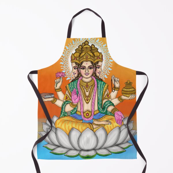 Item preview, Lord Brahma Digital Drawing | Hindu Creator God Artwork designed and sold by Harshit_Digital_Arts.