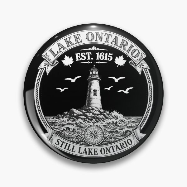 Item preview, Lake Ontario Still Lake Ontario Vintage Lake Design for Great Lakes Lovers designed and sold by Teetreasure2.