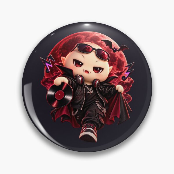 Item preview, Kawaii Vampire DJ Halloween Streetwear designed and sold by ImagenFusionP.
