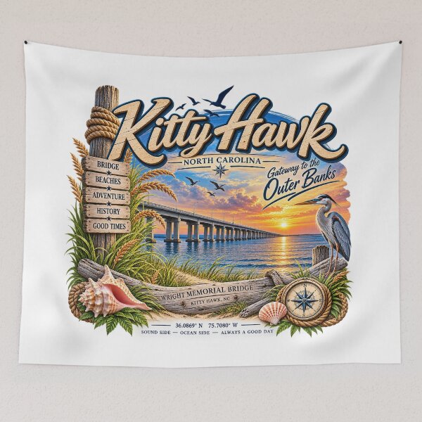 Item preview, Kitty Hawk Gateway to the Outer Banks designed and sold by The Coastal Route.