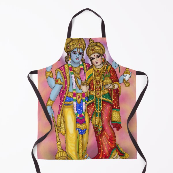 Artikelvorschau, Digitale Zeichnung von Lakshmi Narayana | Kunstwerk der hinduistischen Gottheit Vishnu Lakshmi entworfen und verkauft von Harshit_Digital_Arts.