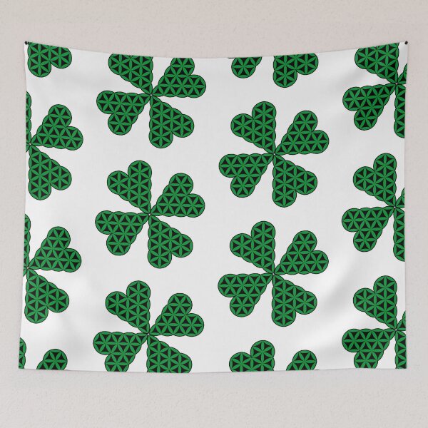 Item preview, Sacred Flower of Four Hearts - Clover designed and sold by iSacredGeometry.